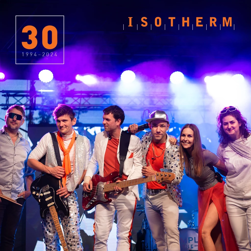 Kapela SIMPLY THE SHOW 30 let ISOTHERM, firemní výročí a večírek