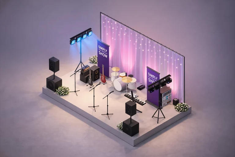 Kapela Simply The Show – kapela vaši svatbu (svatební setup na úrovni STARTER SHOW)