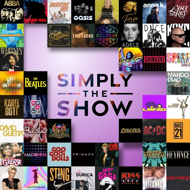 Kapela Simply The Show: repertoár – playlist